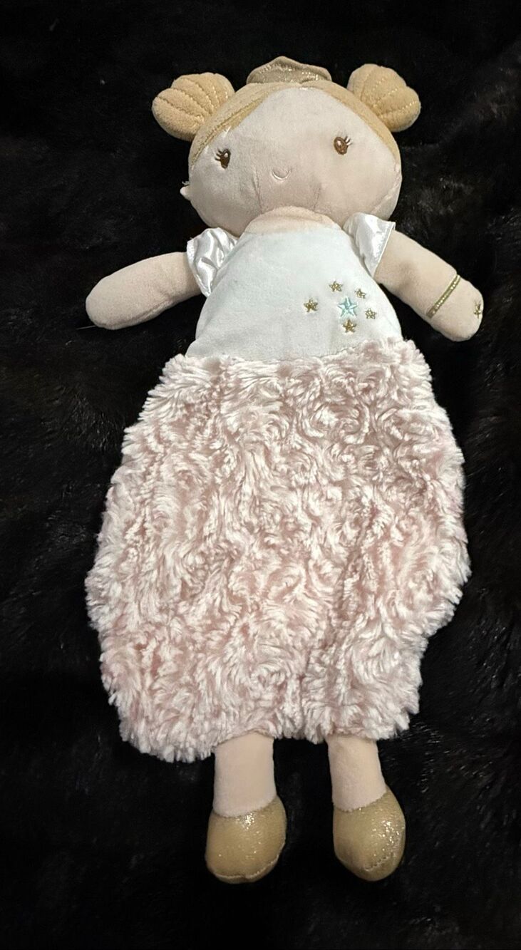 Douglas Baby Princess 17" Plush Lovey Doll Pink Cuddle Toy Soft Security